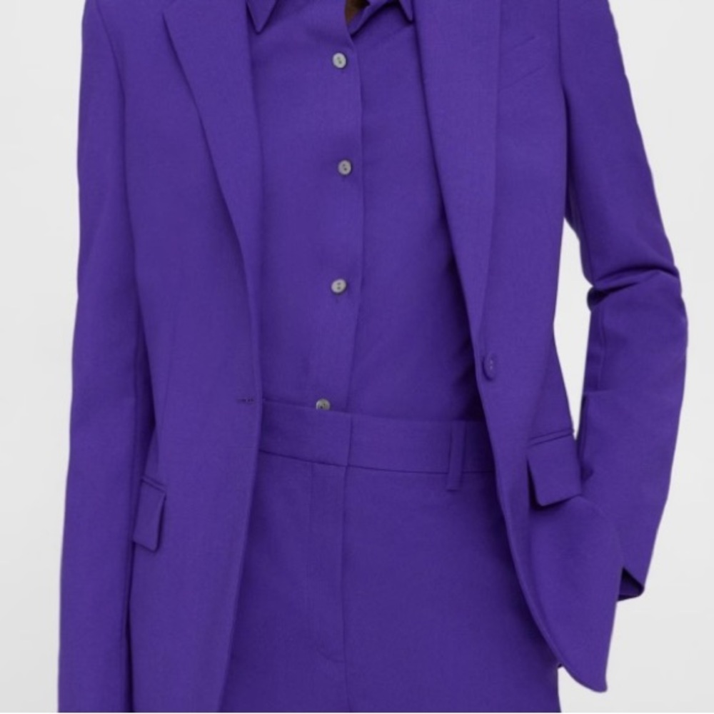 Theory Purple Blazer & Suit Jacket - Picture 11 of 16